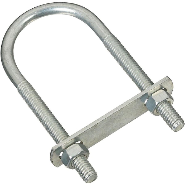 National 5/16 In. x 1-3/4 In. x 4-1/4 In. Zinc Round U Bolt N222158 - main